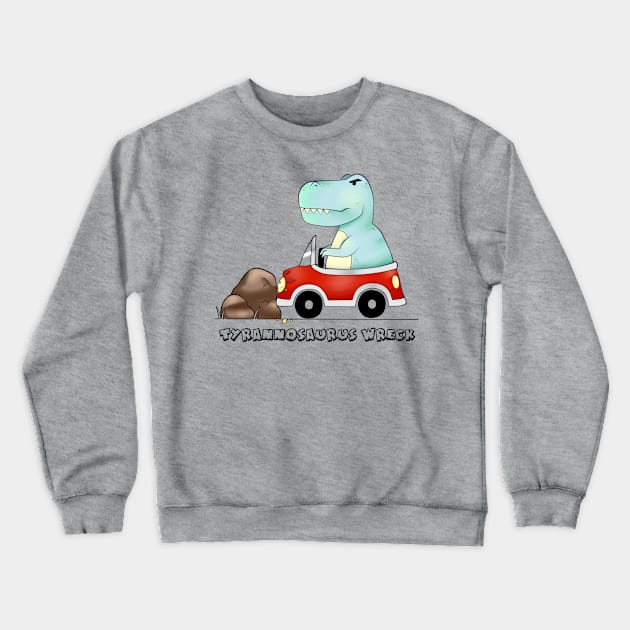 T-Wreck Crewneck Sweatshirt by JessieiiiDesign